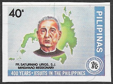 Philippine Commemorative Stamp from 1981 - 400th Anniversary of Jesuits in Philippines