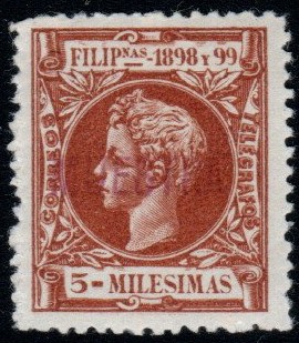 Philippines specimen stamp from 1898