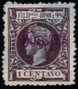 Philippines specimen stamp from 1898