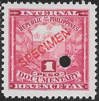 Philippines specimen stamp from 1943