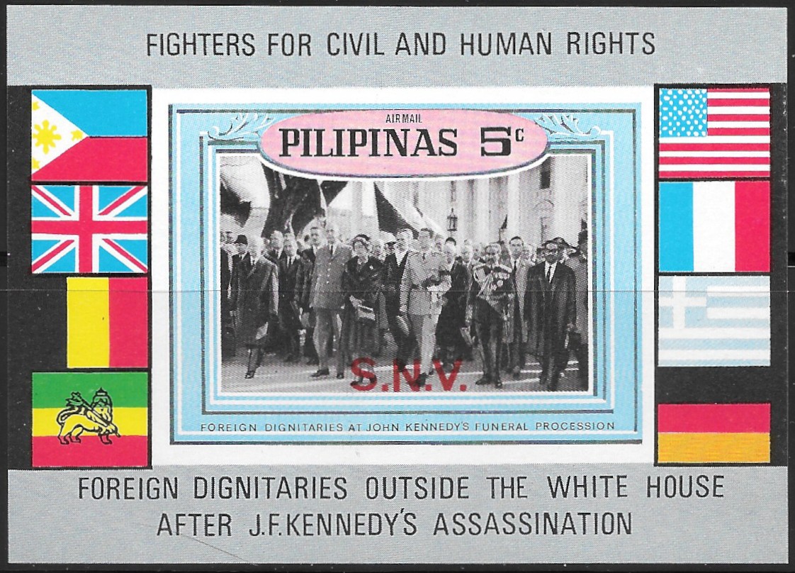 Philippines specimen stamp from 1968