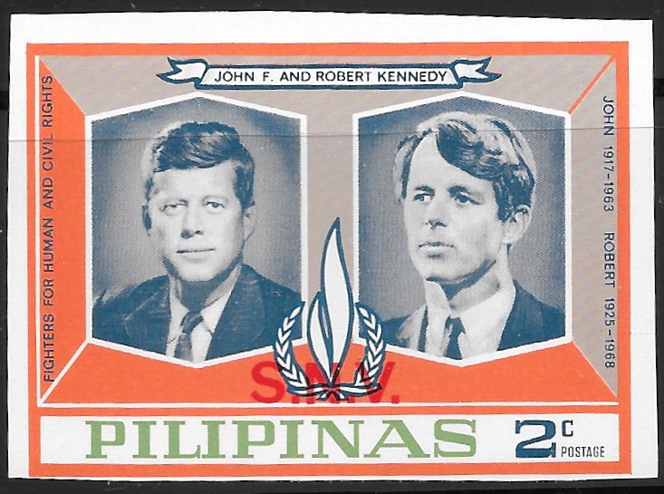 Philippines specimen stamp from 1968