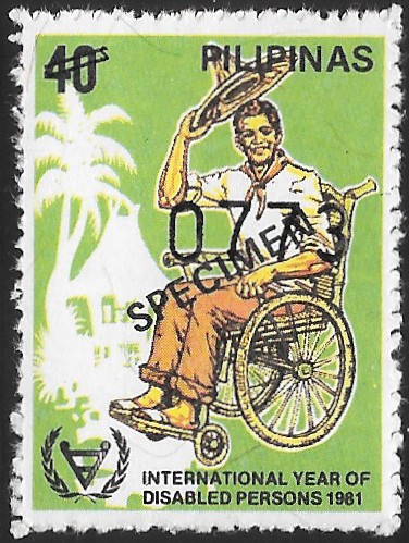Philippines specimen stamp from 1981