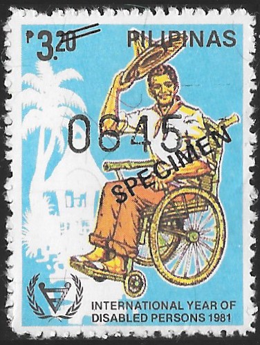 Philippines specimen stamp from 1981