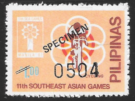 Philippines specimen stamp from 1981