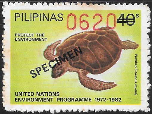 Philippines specimen stamp from 1982