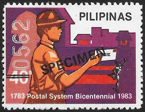Philippines specimen stamp from 1983