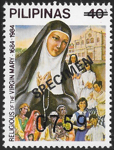 Philippines specimen stamp from 1984