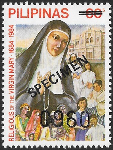 Philippines specimen stamp from 1984