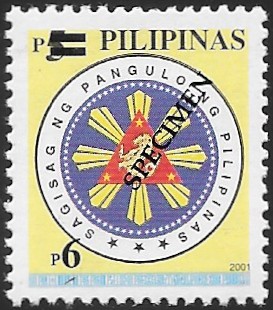 Philippines specimen stamp from 2003