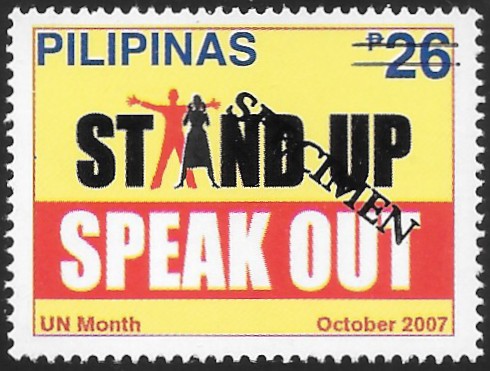 Philippines specimen stamp from 2007