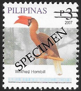 Philippines specimen stamp from 2007