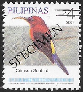 Philippines specimen stamp from 2007
