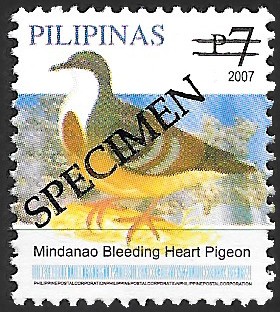 Philippines specimen stamp from 2007