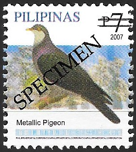 Philippines specimen stamp from 2007