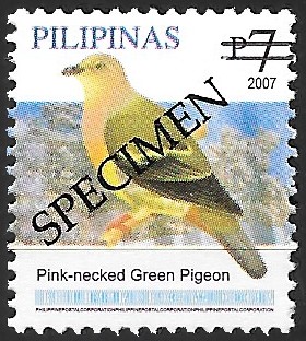 Philippines specimen stamp from 2007
