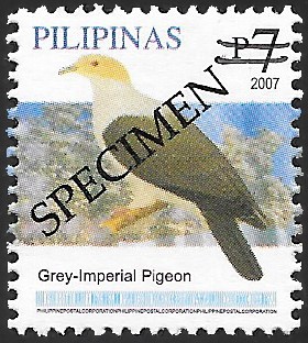 Philippines specimen stamp from 2007
