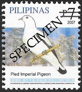 Philippines specimen stamp from 2007