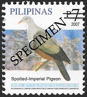 Philippines specimen stamp from 2007