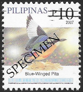 Philippines specimen stamp from 2007