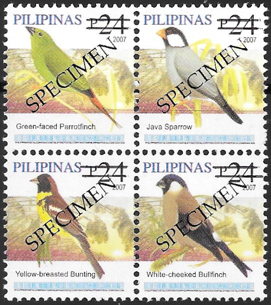 Philippines specimen stamp from 2007