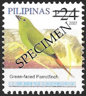 Philippines specimen stamp from 2007