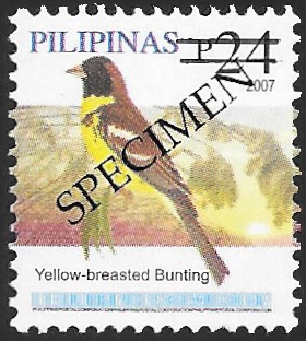 Philippines specimen stamp from 2007
