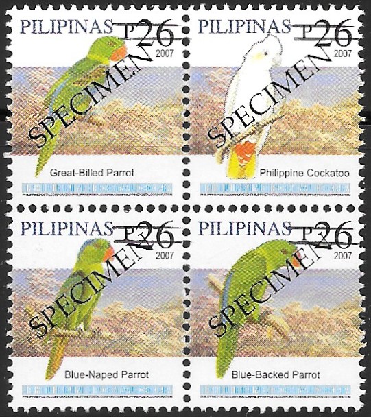 Philippines specimen stamp from 2007