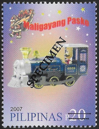 Philippines specimen stamp from 2007