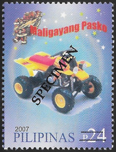 Philippines specimen stamp from 2007