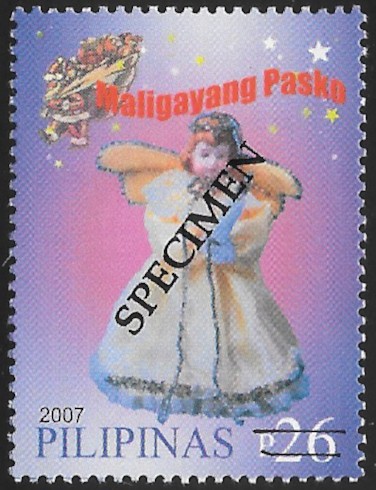 Philippines specimen stamp from 2007