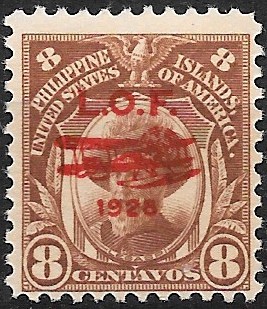 Philippine Air Mail Stamp from 1928 - London-Orient Flight