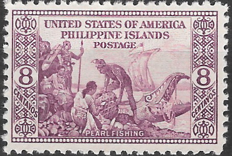 Philippine Definitive Stamp from 1935 - Paintings