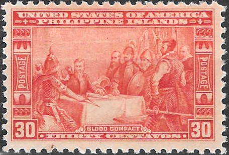 Philippine Definitive Stamp from 1935 - Paintings