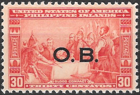 Philippine Official Stamp from 1935 - Officials