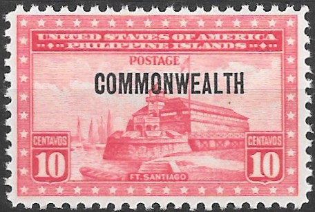 Philippine Definitive Stamp from 1936 - Commonwealth Overprints