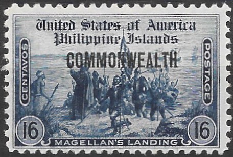 Philippine Definitive Stamp from 1936 - Commonwealth Overprints