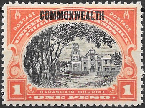 Philippine Definitive Stamp from 1936 - Commonwealth Overprints