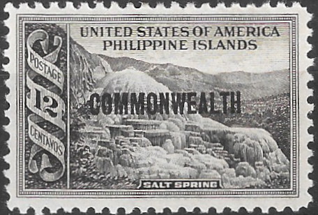 Philippine Definitive Stamp from 1937 - 1936-37 overprints