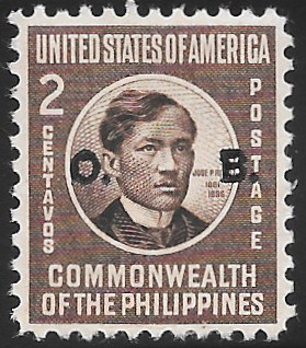 Philippine Official Stamp from 1946 - José Rizal (1861-1896)