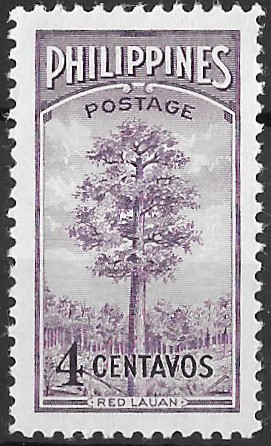 Philippine Commemorative Stamp from 1950 - 50th Anniversary of the Bureau of Forestry