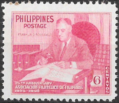 Philippine Commemorative Stamp from 1950 - AFF (Asociacion Filatelica de Filipinas) Silver Jubilee