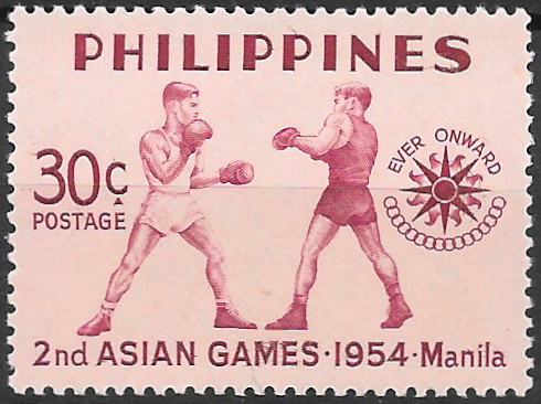 Philippine Commemorative Stamp from 1954 - II. Asian Games, Manila (1954)