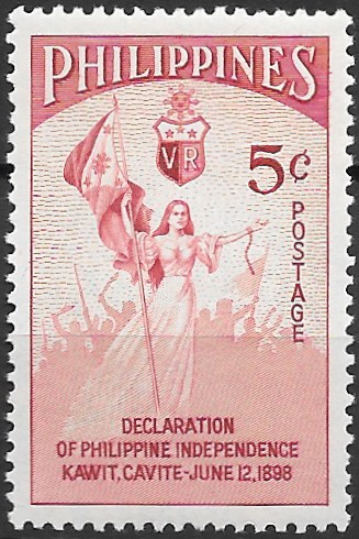 Philippine Commemorative Stamp from 1954 - Declaration of Independence, Cavite, 1898 (1954)