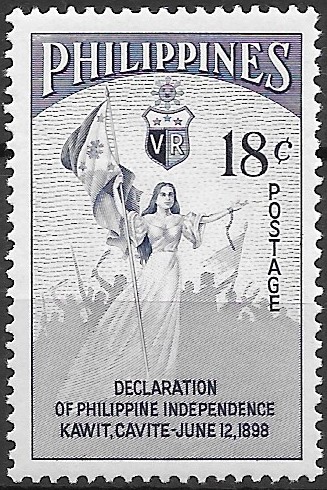 Philippine Commemorative Stamp from 1954 - Declaration of Independence, Cavite, 1898 (1954)