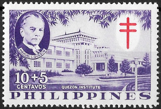 Philippine Semi-Postal Stamp from 1958 - Fight against Tuberculosis