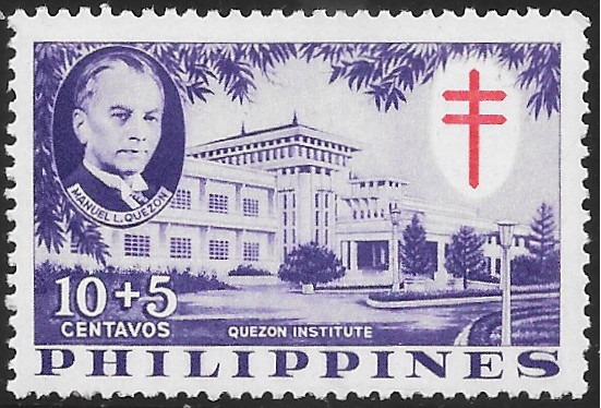 Philippine Semi-Postal Stamp from 1958 - Fight against Tuberculosis