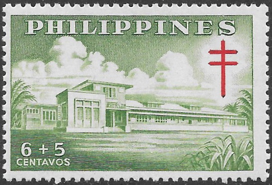 Philippine Semi-Postal Stamp from 1959 - Fight against Tuberculosis