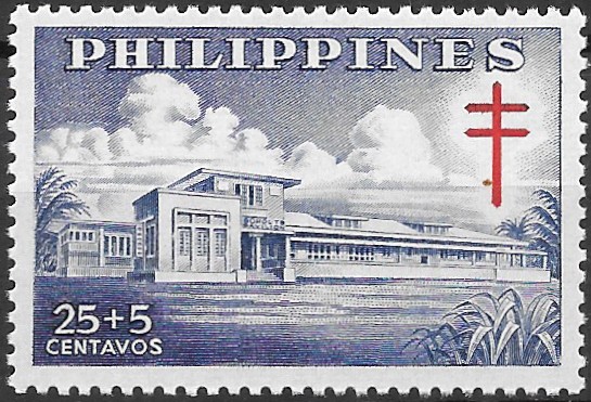 Philippine Semi-Postal Stamp from 1959 - Fight against Tuberculosis