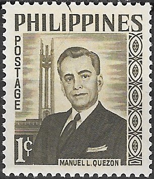Philippine Commemorative Stamp from 1960 - Manuel L. Quezón (1878~1944)